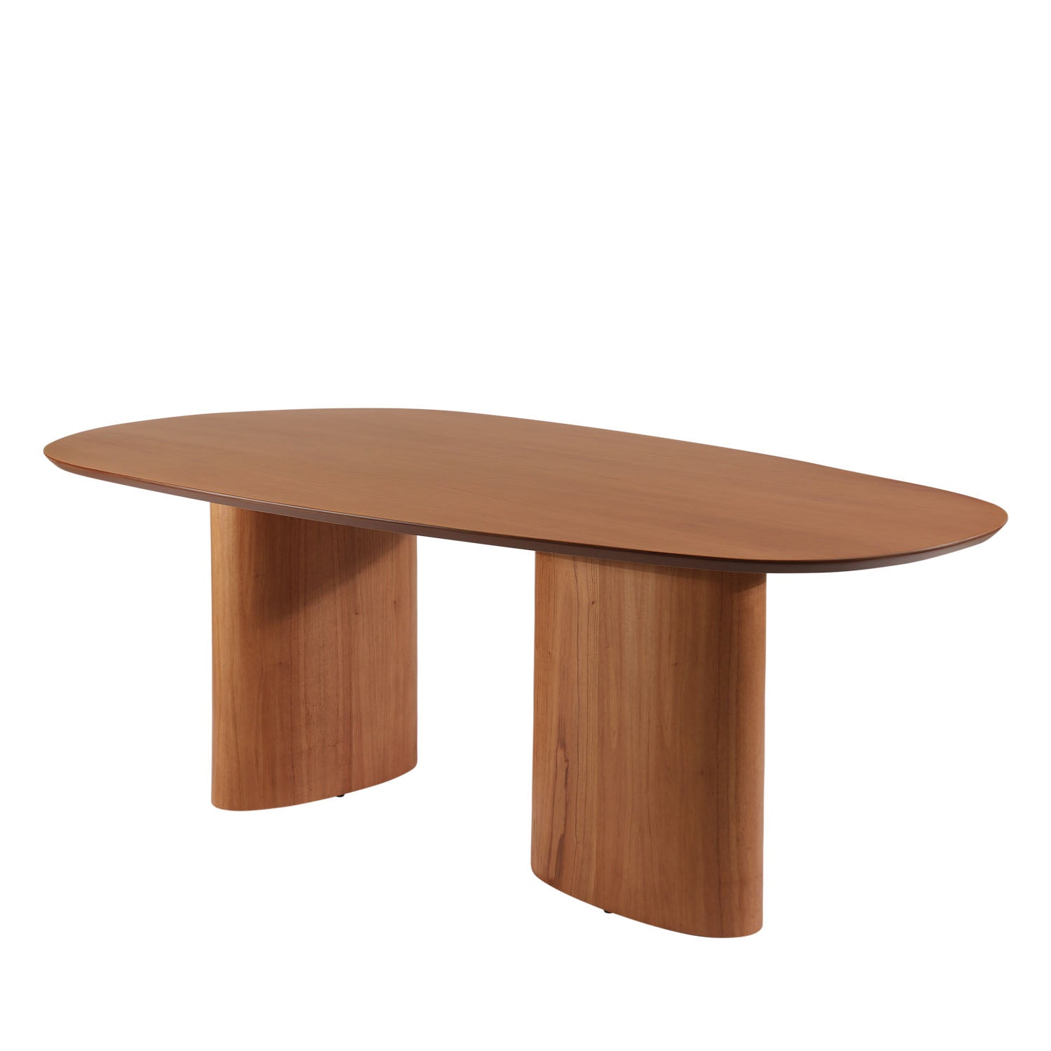 Mesa de Jantar Orgânica para 8 Lugares Gaya 220 cm - Natural