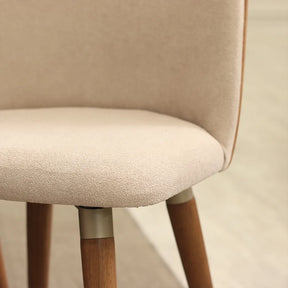 Conjunto de Jantar Mesa Retangular Lintz 8 Cadeiras Giratória Dakota - Canella c/ Caramelo