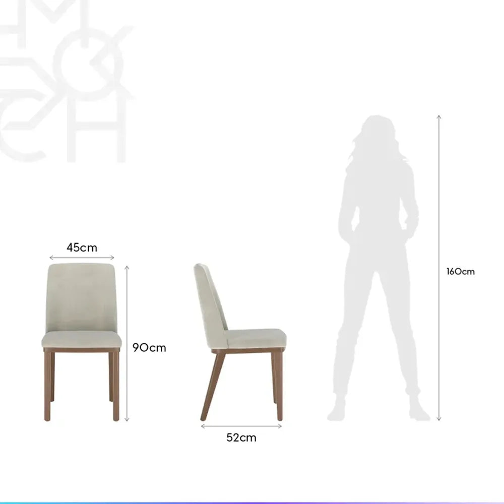 Conjunto de Jantar Mesa Retangular Harmony 8 Cadeiras Kalina - Natural c/ Palha