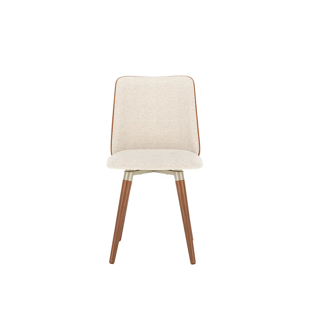 Conjunto de Jantar Mesa Retangular Lintz 8 Cadeiras Giratória Dakota - Canella c/ Caramelo