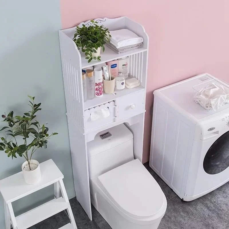 Armário de Armazenamento Sobre o Vaso