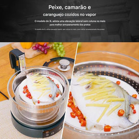 Panela Elétrica Multifuncional com Elevação Automática