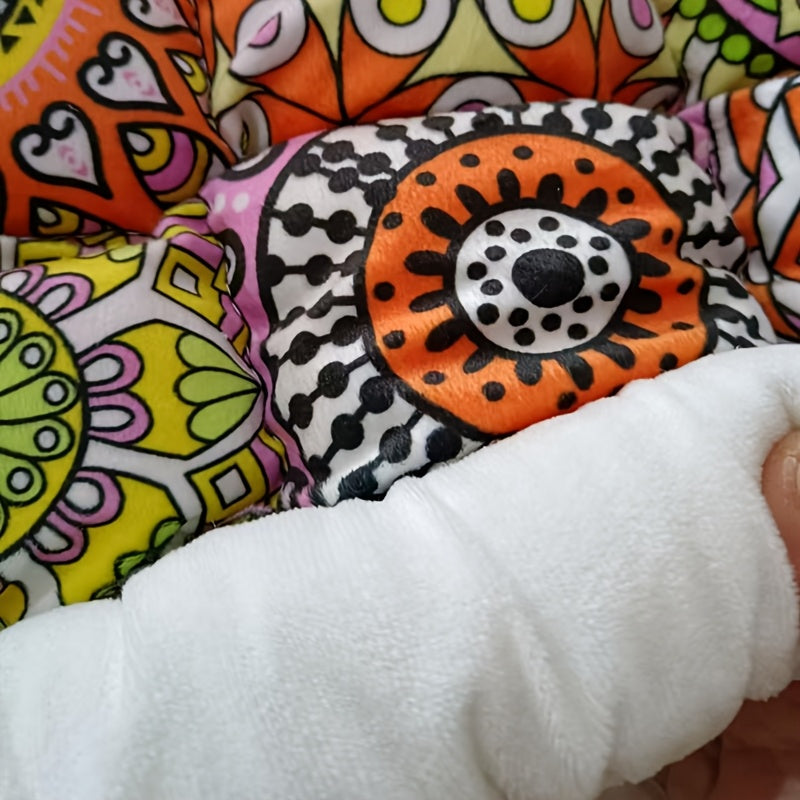 One Plush Thick Bohemian Style Handmade All-Season Non-Slip Multifunctional High-Quality Sofa Cushion, Adding Unique Charm with Eye-Catching Colors and Patterns for the Entire Home Space