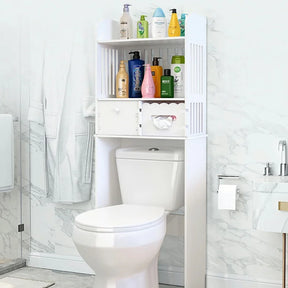 Armário de Armazenamento Sobre o Vaso