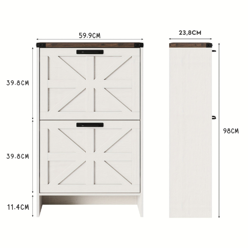 Armário para Sapatos para Hall de Entrada + 1 Ano de Garantia