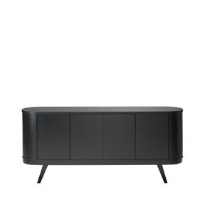 Buffet 4 Portas Gaya 180 cm - Preto Fosco
