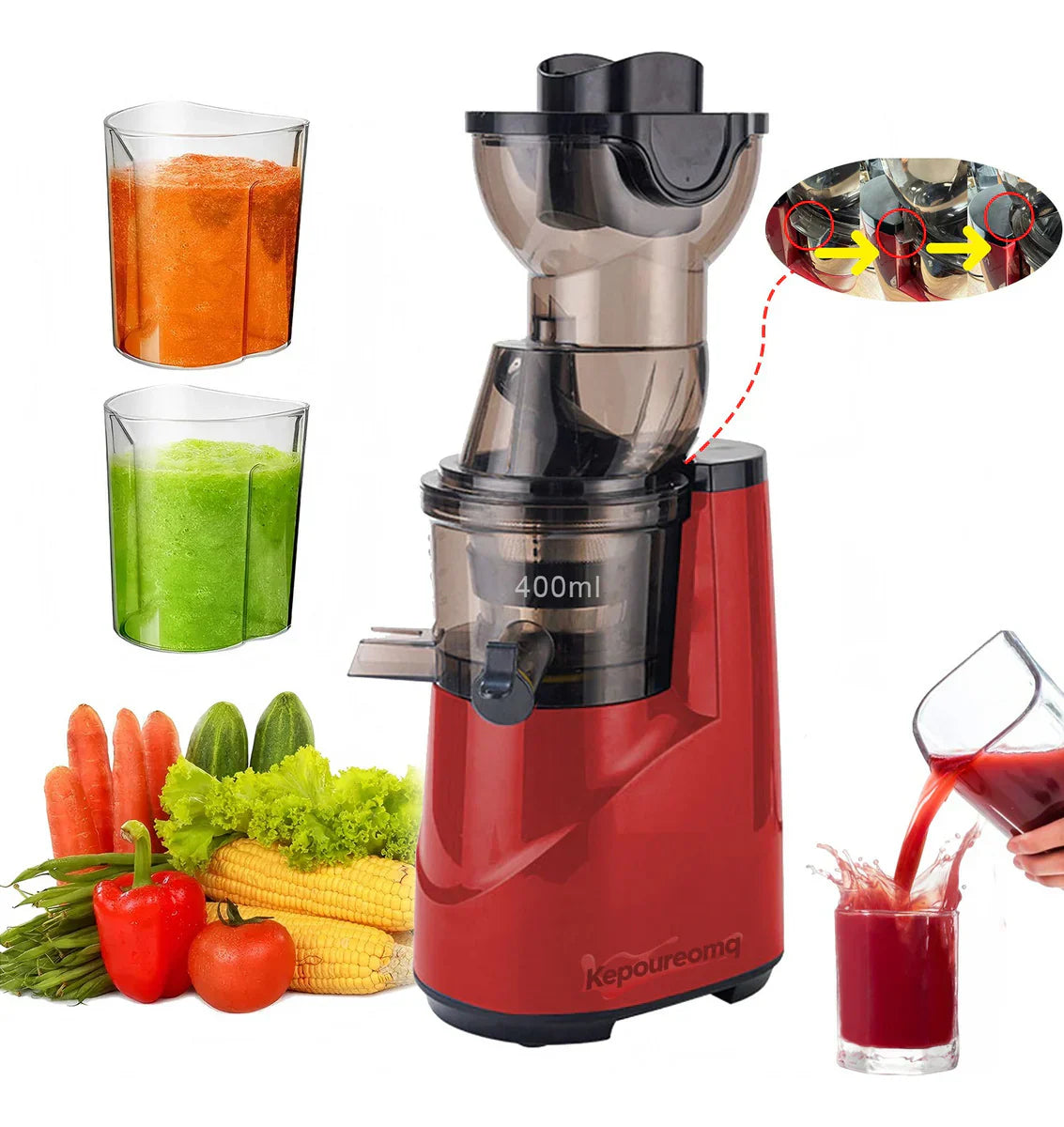 Espremedor Elétrico Para Frutas E Vegetais